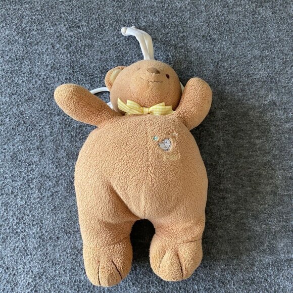 Carter’s  Musical Bear Crib Lil Baby Toy Lullaby Brown  Plush Lovey Vintage - Picture 5 of 8